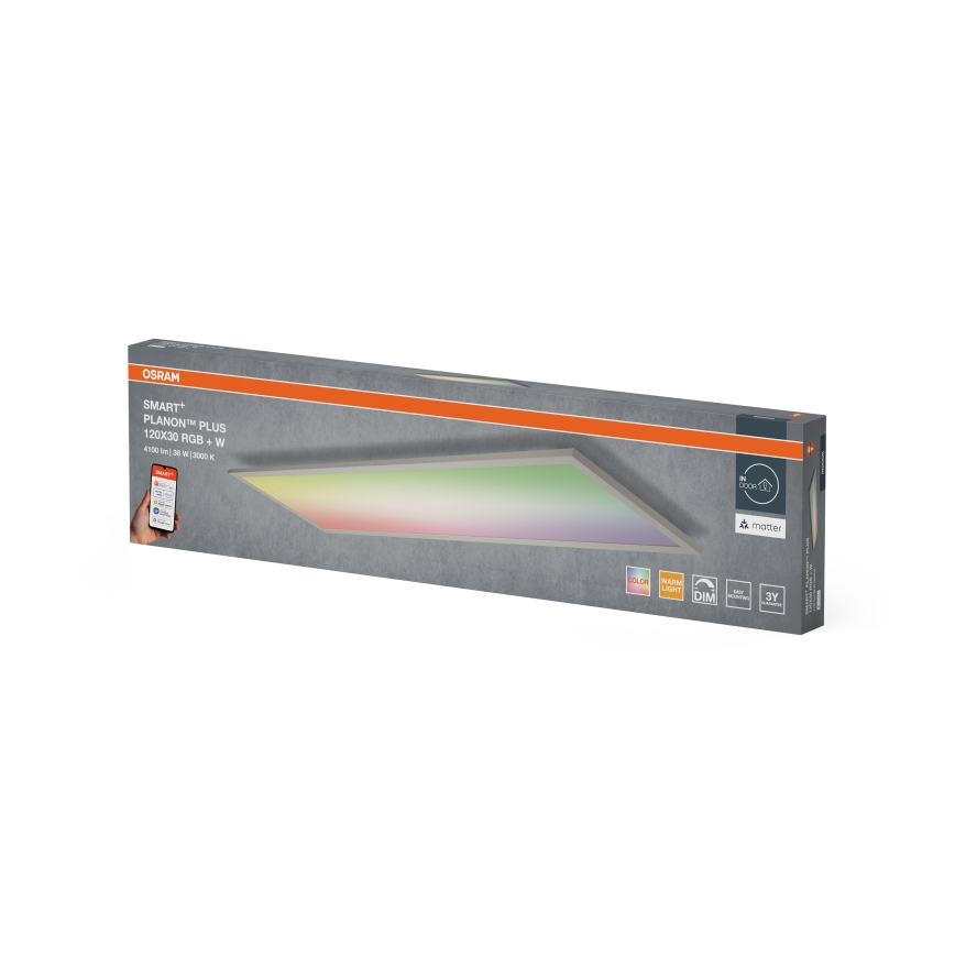 Osram - LED RGBW димований стельовий світильник SMART+ PLANON LED/36W/230V 120x30 см Wi-Fi