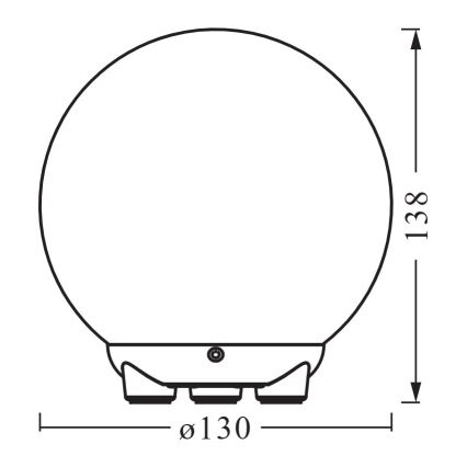 Ledvance - LED RGBW затемнювана настільна лампа SMART+ MAGIC LED/2,5W/5V 2200-6500K Wi-Fi біла
