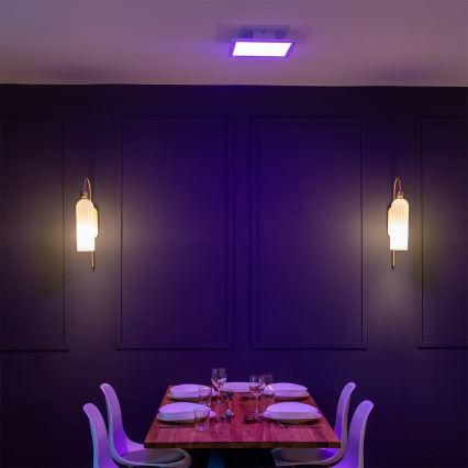 Osram - SMART+ PLANON LED RGBW затемнюваний стельовий світильник, 20 Вт, 230 В, 30×30 см