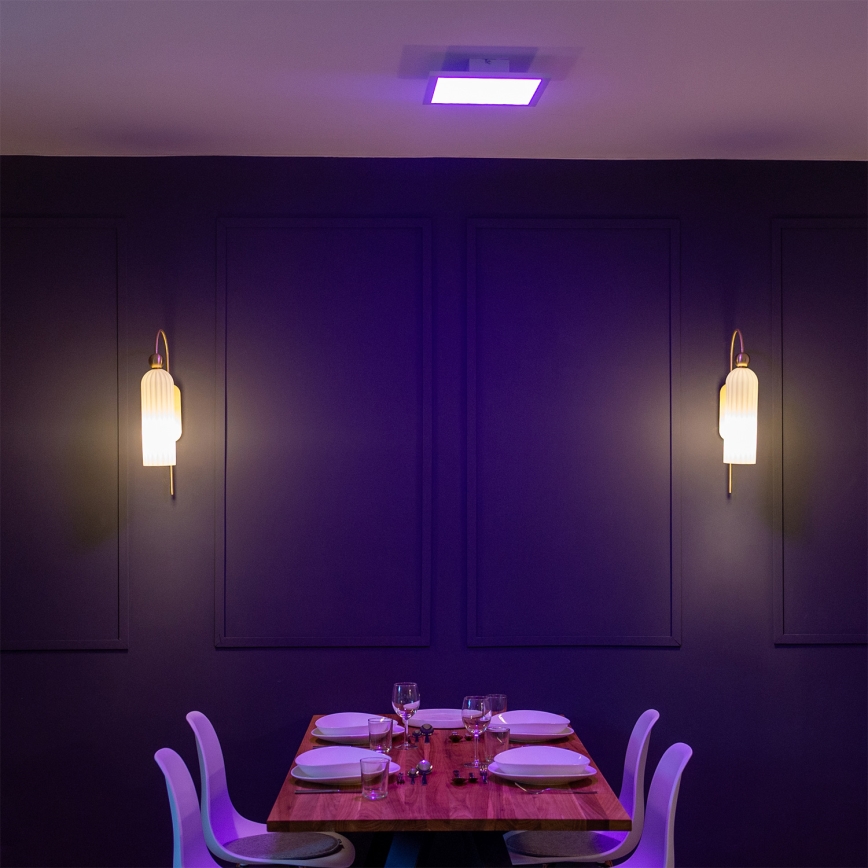 Osram - SMART+ PLANON LED RGBW затемнюваний стельовий світильник, 20 Вт, 230 В, 30×30 см