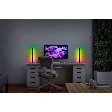 Osram - LED RGBW затемнювана настільна лампа SMART+ MAGIC LED/7,5W/230V 2700-6500K чорна Wi-Fi + пульт дистанційного керування