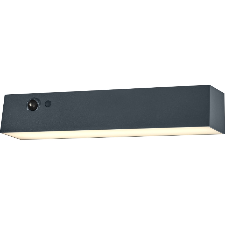 Osram - LED солнечный настенный светильник с датчиком ENDURA STYLE LED/12,4W/4,2V 2000 mAh IP54 антрацит