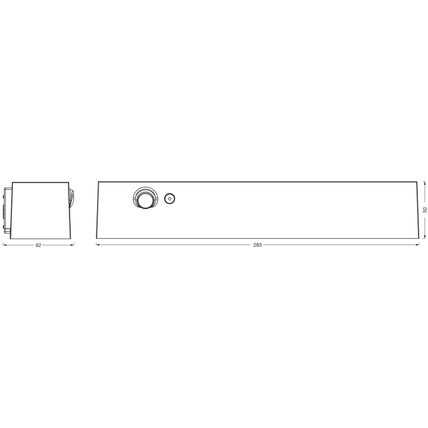 Osram - LED солнечный настенный светильник с датчиком ENDURA STYLE LED/12,4W/4,2V 2000 mAh IP54 антрацит