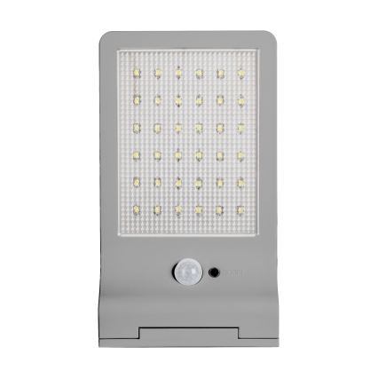 Osram - LED солнечный настенный светильник с датчиком DOORLED LED/3W/3,3V 2000 mAh IP44 серебристый