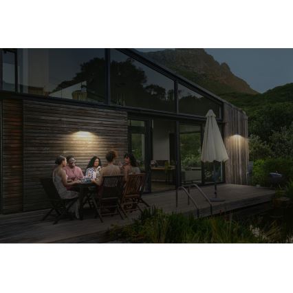 Osram - LED сонячний настінний світильник з датчиком ENDURA STYLE LED/12,4W/4,2V 2000 mAh IP54 антрацит