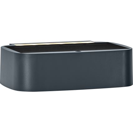 Osram - LED сонячний настінний світильник з регулюванням яскравості ENDURA STYLE LED/7,6W/4,2V 2000 mAh IP65 антрацит