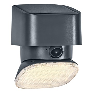 Osram - LED сонячний настінний світильник із датчиком ENDURA STYLE LED/10,3W/4,2V 2000 mAh IP54 антрацит