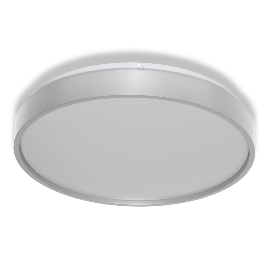 Osram - LED стельний світильник з датчиком сутінок CEILING LUXO LED/18W/230V, діаметр 32 см, сріблястий