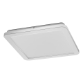 Osram - LED стельовий світильник для ванної кімнати ORBIS DISC LED/22W/230V 3000/4000K 30x30 cm IP44 нержавіюча сталь