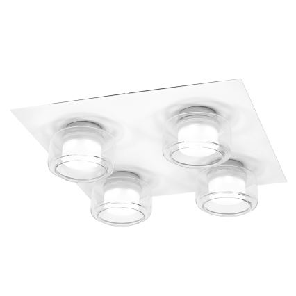 Осрам - LED стельовий світильник для ванної кімнати ОРБІС ФЛЕЙМ 4xLED/5,5W/230V 3000/4000K IP44 білий