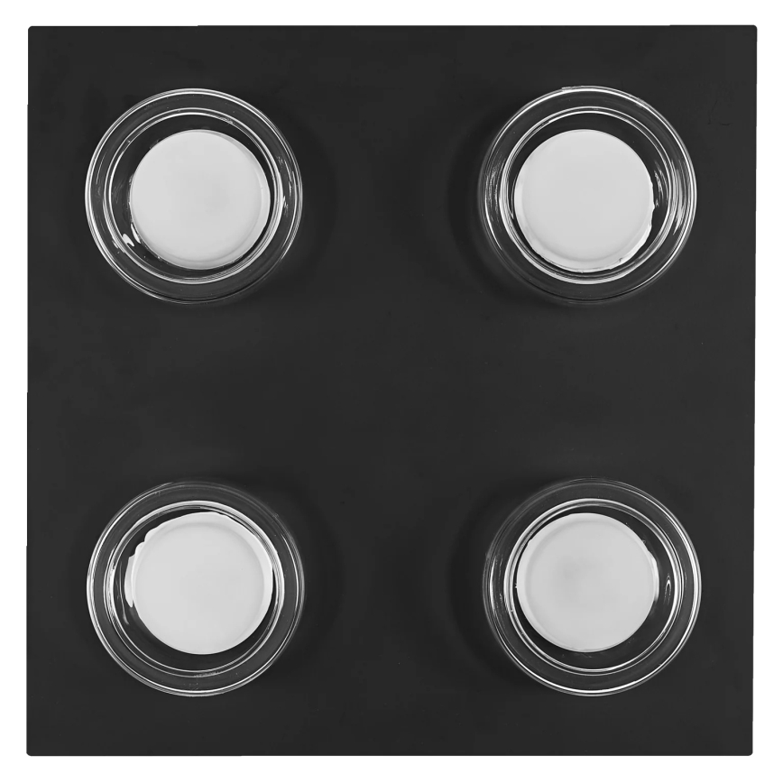 Osram - LED стельовий світильник для ванної кімнати ORBIS FLAME 4xLED/5,5W/230V 3000/4000K IP44 чорний