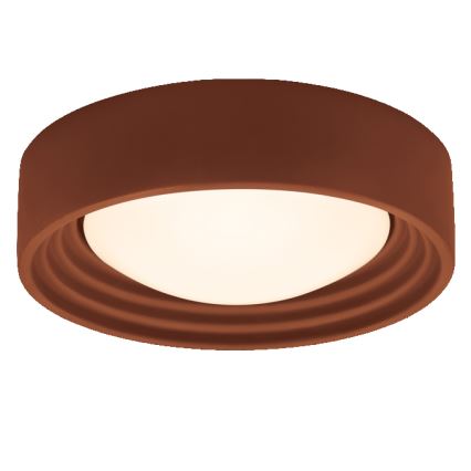 Osram - LED стельовий світильник з регулюванням яскравості ORBIS CONCRETE LED/13W/230V, діаметр 30 см, коричневий/бетон