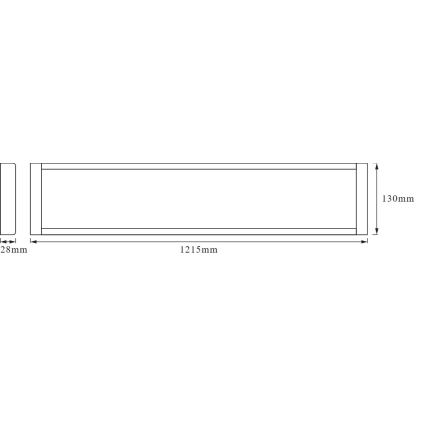 Osram - LED стельовий світильник OFFICE LINE LED/48W/230V 121,5 cm