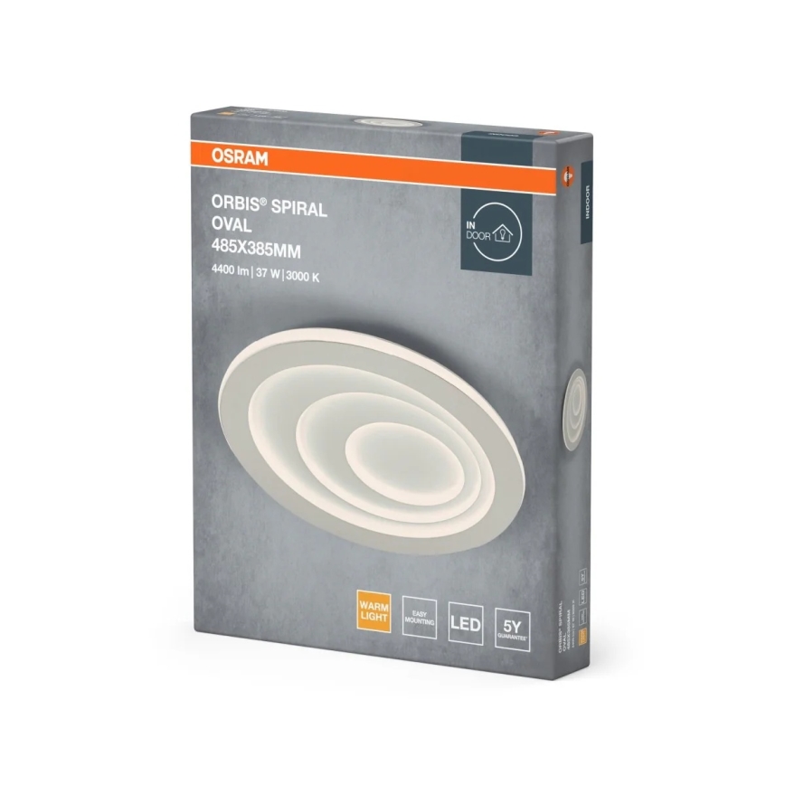 Osram - LED стельовий світильник ORBIS SPIRAL LED/37W/230V білий