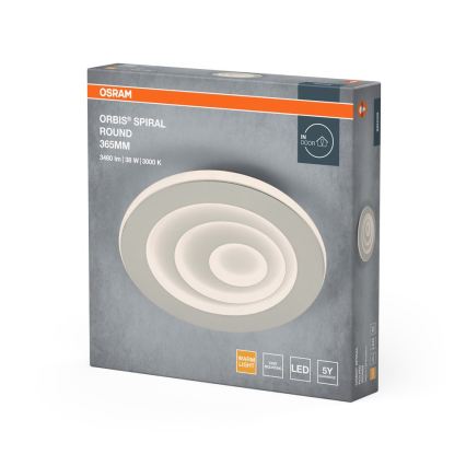 Osram - LED стельовий світильник ORBIS SPIRAL LED/38 Вт/230 В діам. 36,5 см білий