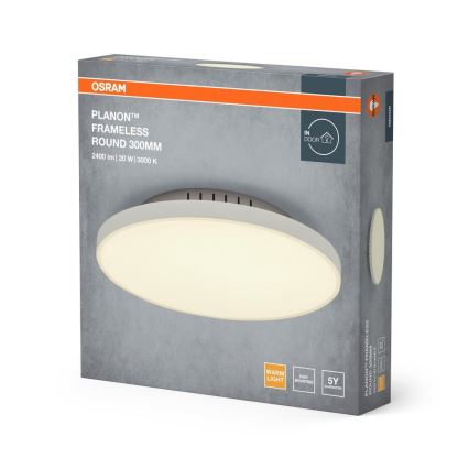 Osram - LED стельовий світильник PLANON LED/20Вт/230В 3000K діам. 30 см білий