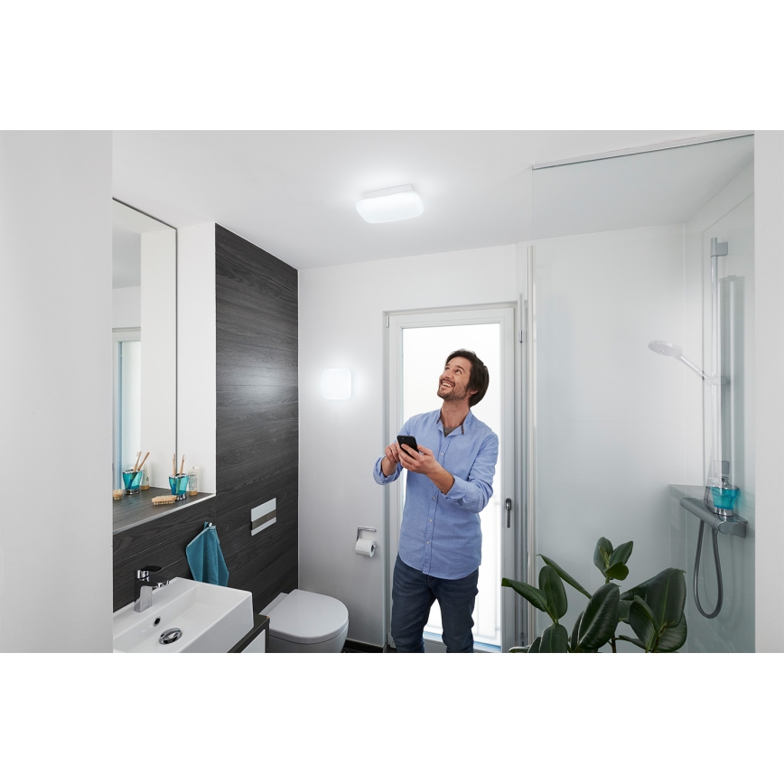 Osram - димований стельовий світильник для ванної кімнати SMART+ AQUA LED, 12 Вт, 230 В, 3000–6500 К, IP44, Wi-Fi
