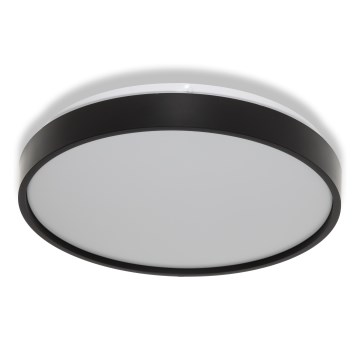 Osram - LED стельовий світильник з датчиком сутінків CEILING LUXO LED/18W/230V, діаметр 32 см, чорний