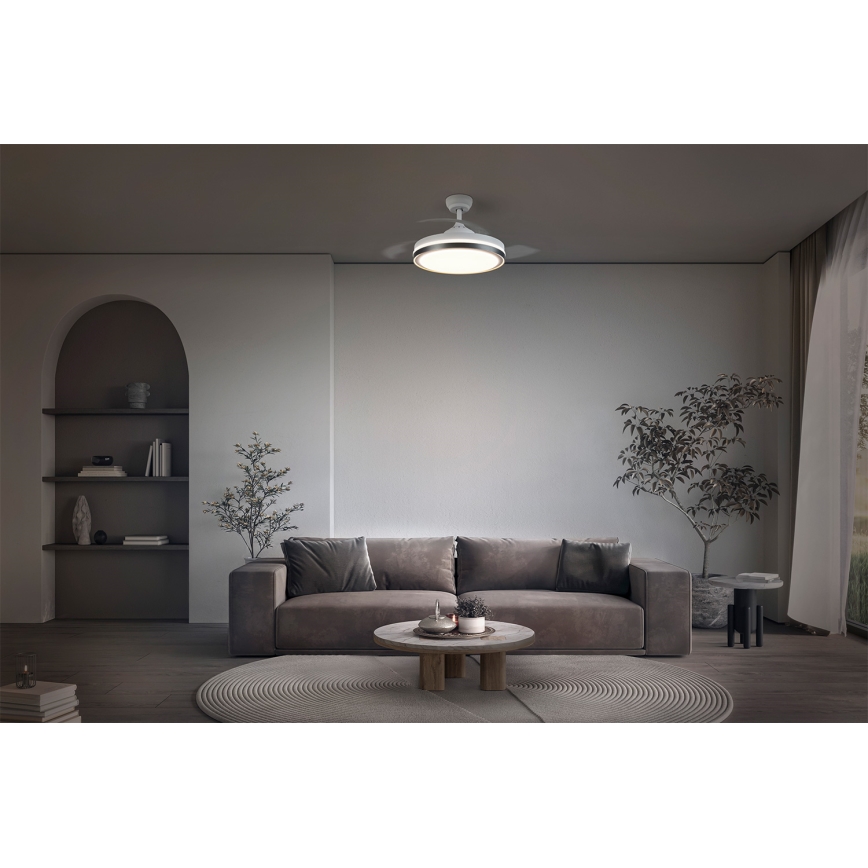 Osram - LED стельовий світильник із вентилятором CEILING FAN LED/66W/230V 3000/4000/6500K білий + пульт дистанційного керування
