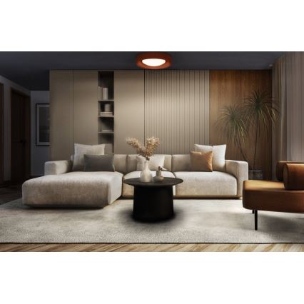 Osram - LED стельовий світильник з регулюванням яскравості ORBIS CONCRETE LED/24,5W/230V діам. 50 см коричневий/бетон