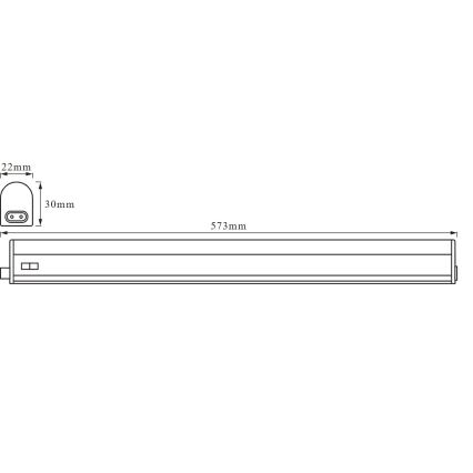 Osram - LED-светильник для установки под шкаф BATTEN LED/8W/230V 4000K 57,3 cm