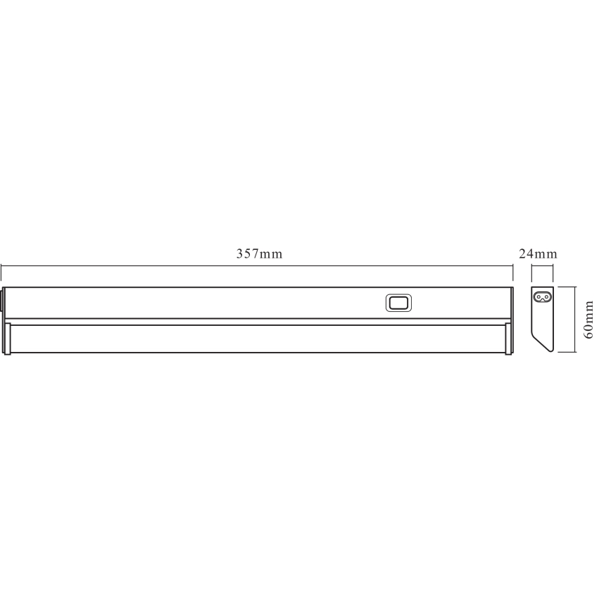 Osram - LED светильник под шкаф LINEAR LED/6W/230V 3000K 35,7 см серебристый
