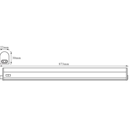 Osram - LED Світильник для підсвітки стільниці BATTEN LED/10W/230V