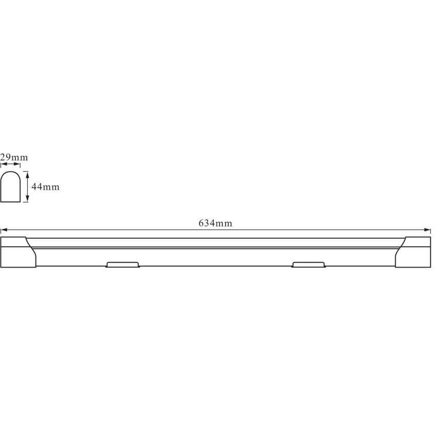 Osram - LED світильник під шафу BATTEN LED/10 Вт/230 В 60 см