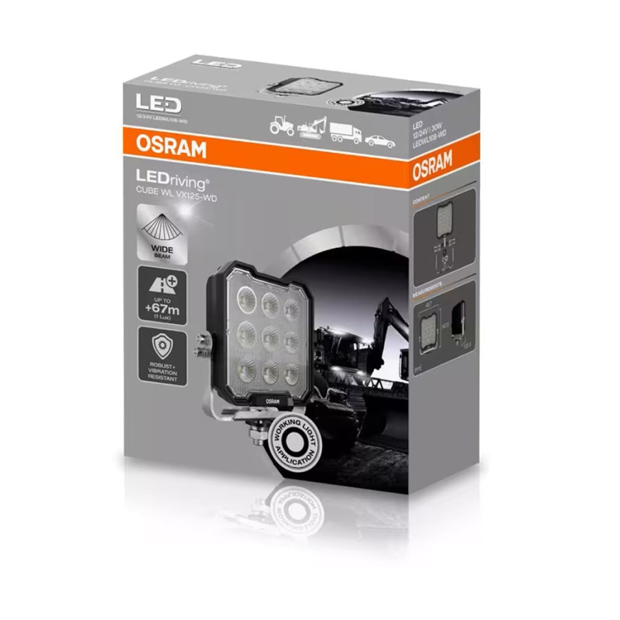 Osram - автомобільний LED точковий світильник LEDRIVING WL VX125-WD LED/30W/12/24V IP69 6000K
