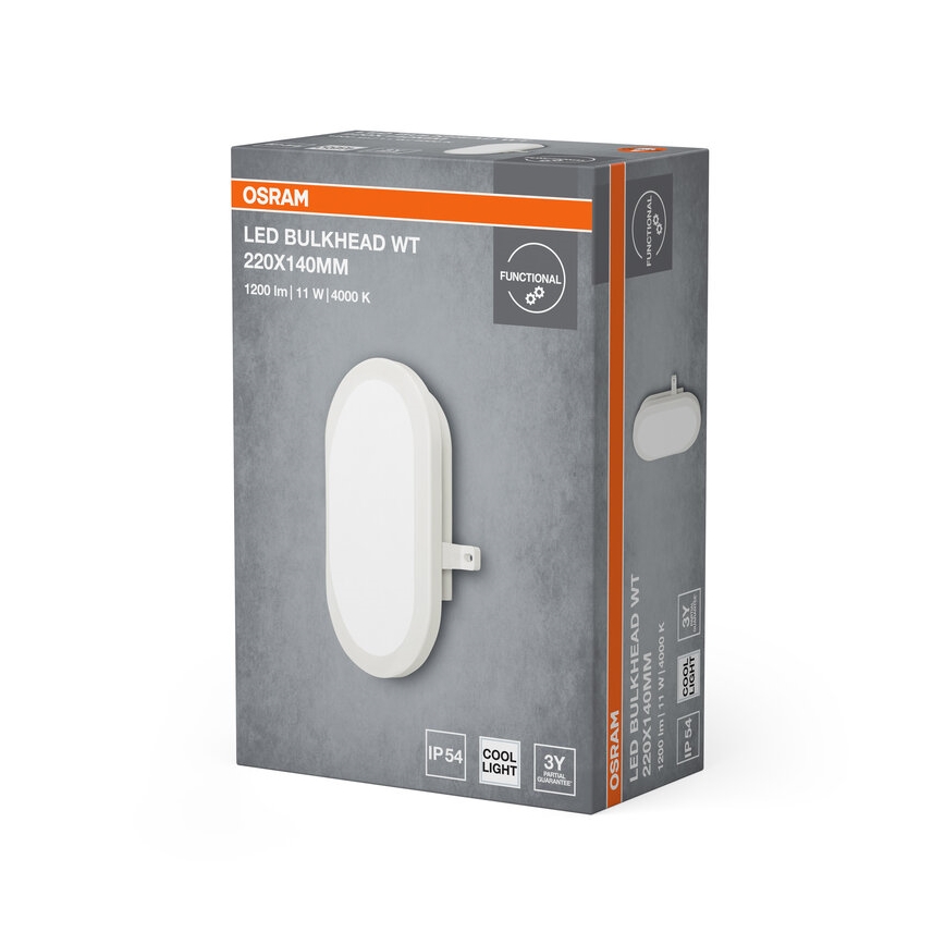 Osram - LED уличный настенный светильник BULKHEAD LED/11W/230V IP54 белый