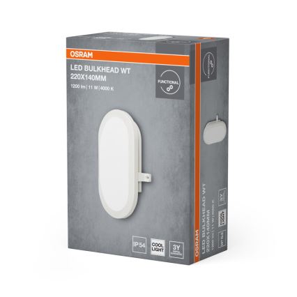Osram - LED уличный настенный светильник BULKHEAD LED/11W/230V IP54 белый