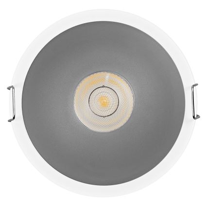 Osram - вбудований точковий світильник SPOT TWIST LED/10W/230V 4000K, діам. 9,3 см, білий/сріблястий