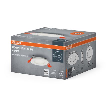 Osram - LED вбудований світильник SLIM LED/4,5W/230V 4000K