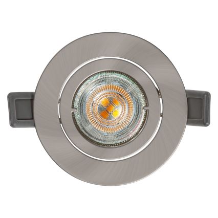Osram - LED вбудований світильник SPOT 1xGU10/4,3W/230V 2700K CRI 90 матовий хром