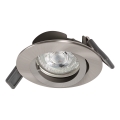 Osram - LED встраиваемый потолочный светильник SPOT 1xGU10/4,3W/230V 2700K CRI 90 матовый хром