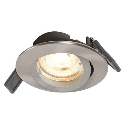 Osram - LED встраиваемый потолочный светильник SPOT 1xGU10/4,3W/230V 2700K CRI 90 матовый хром