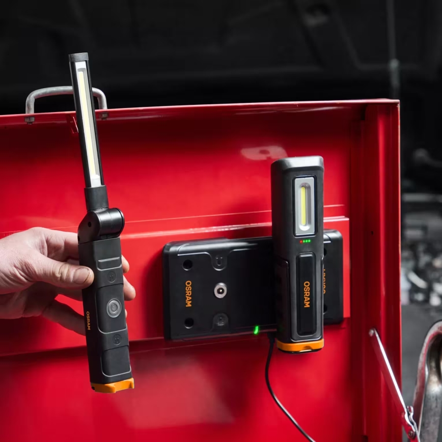 Osram - Перезаряджуваний ліхтар із регулюванням яскравості LEDINSPECT WIRE-FREE SLIM 600 LED/5W/3,7V IP54 2600 mAh