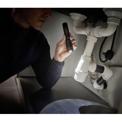 Osram - акумуляторний світлодіодний ліхтар з регульованою яскравістю LEDINSPECT PRO TORCH 800 LED/8W/3,7V 2200 mAh IP44