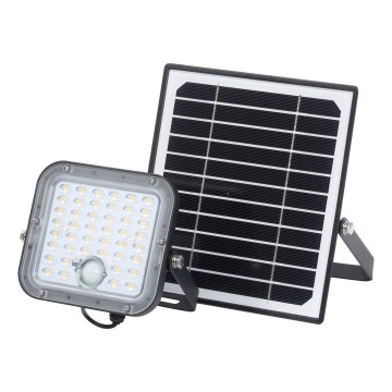 Osram - LED затемнюваний сонячний прожектор із датчиком ENDURA LED/10W/4,2V 4000K IP65 чорний + пульт дистанційного керування