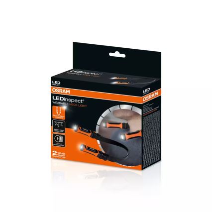 Osram - Регульований LED акумуляторний ліхтар LEDINSPECT WEARABLE NECKLIGHT LED/1W/3,7V IP54 1000 mAh