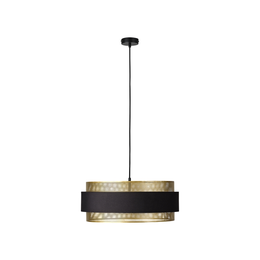 Osram - Люстра на тросе DECOR HORNET 3xE27/10W/230V, диам. 50 см, черный/золотой