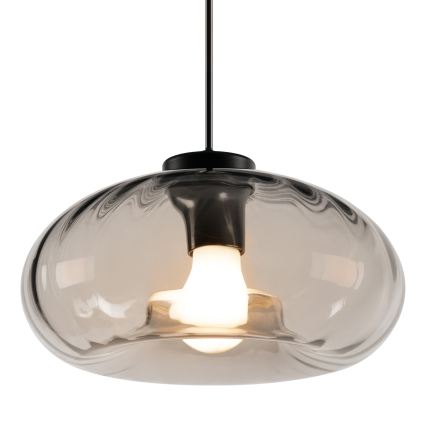 Osram - Люстра на тросе DECOR SMOKE 1xE27/12W/230V диаметр 28 см черный/дымчато-серый