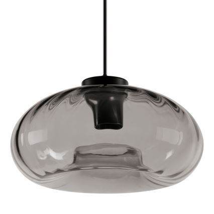 Osram - Люстра на тросе DECOR SMOKE 1xE27/12W/230V диаметр 28 см черный/дымчато-серый