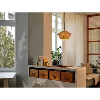 Osram - Люстра на тросе DECOR STRIPES 1xE27/10W/230V диаметр 30,5 см бежевого цвета