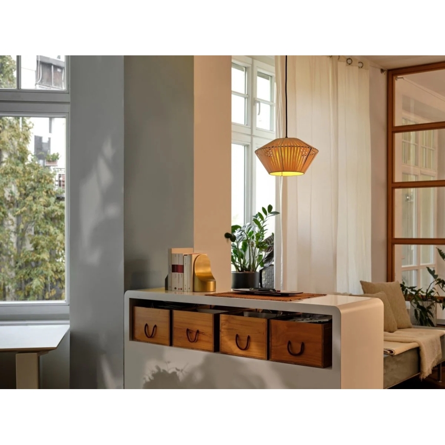 Osram - Люстра на тросе DECOR STRIPES 1xE27/10W/230V диаметр 30,5 см бежевого цвета