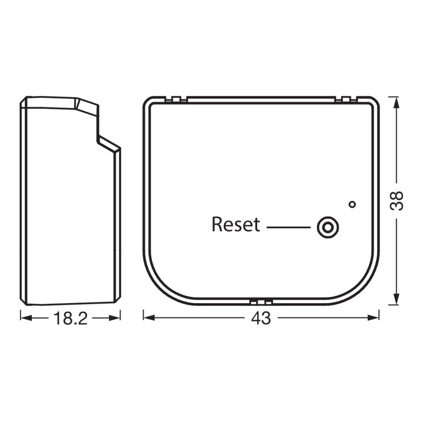 Osram - Модуль переключателя для жалюзи, роллет и штор SMART+ 230 В Wi-Fi