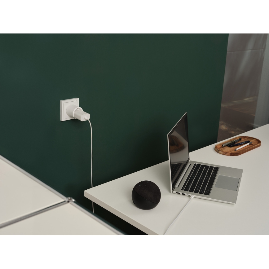 Osram - Набор из 2 умных розеток SMART+ MATTER SCHUKO 2300W/230V/10A Wi-Fi, белые