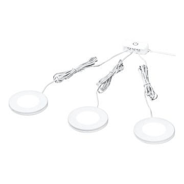 Osram - набор из 3 шт. светильников для установки под шкафом UNDERCABINET LED/8,5W/230V 3000K белый