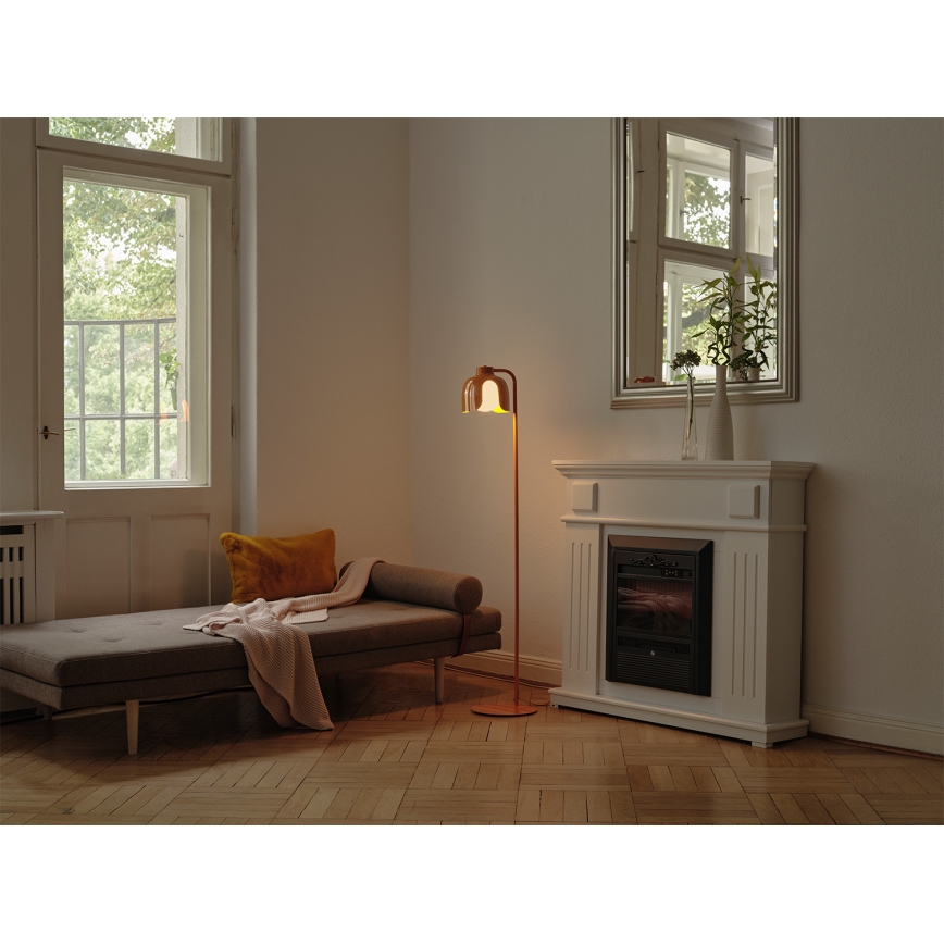 Osram - Напольная лампа DECOR COROLLE 1xE27/15W/230V оранжевая