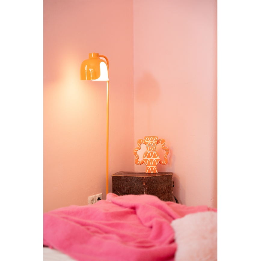 Osram - Напольная лампа DECOR COROLLE 1xE27/15W/230V оранжевая